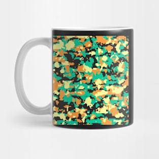 Olive Yellow Digital Camouflage Mug